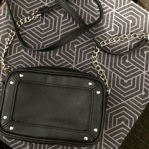 Black crossbody purse